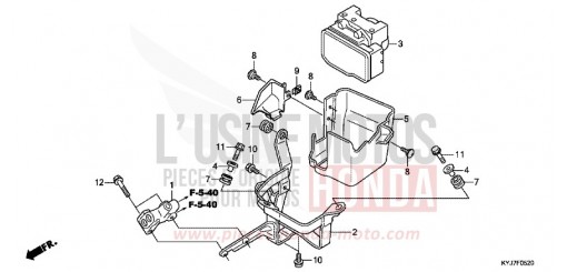 MODULATORE ABS CBR250RAB di 2011